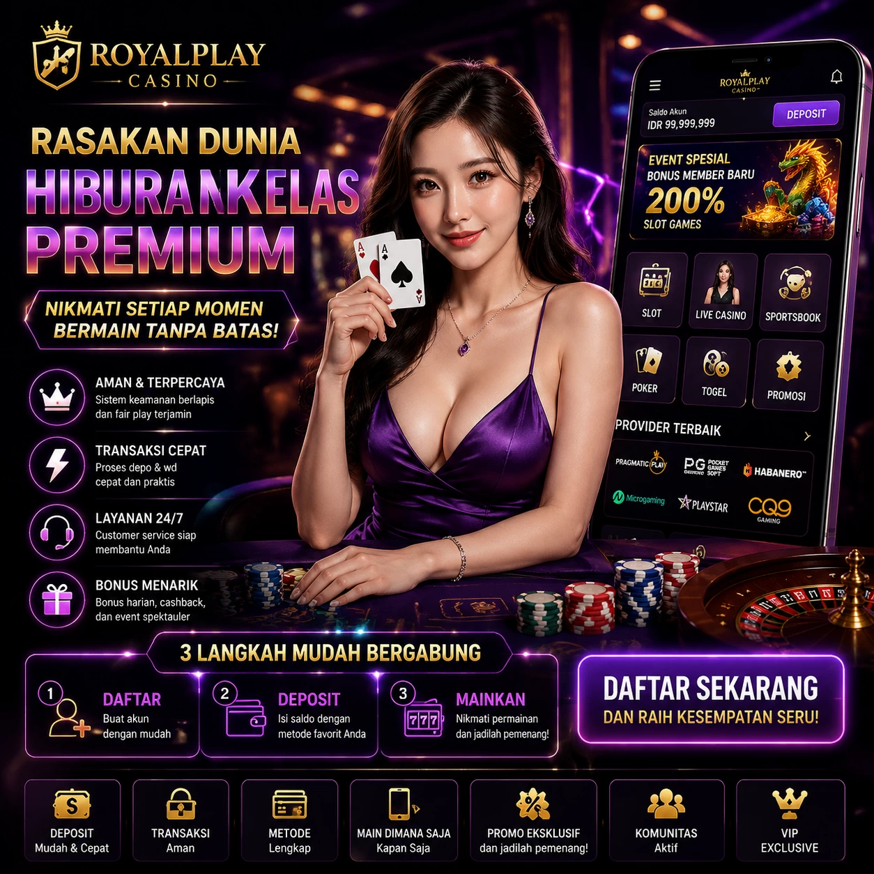 Interface aplikasi setelah instalasi berhasil